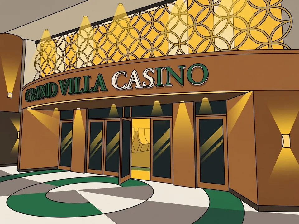 Grand Villa Casino entrance inside the ICE District